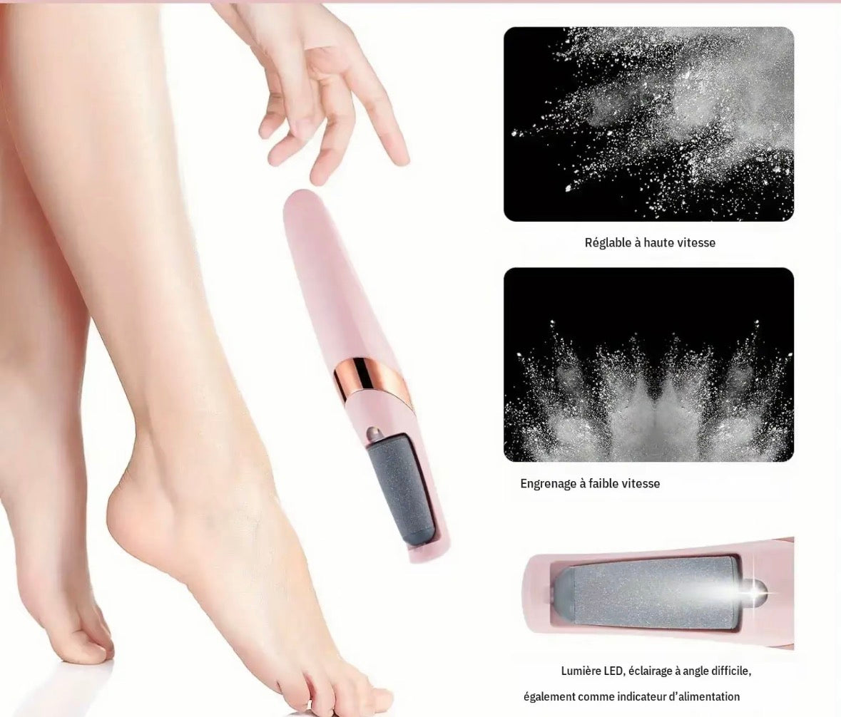 Râpe Électrique Rechargeable pour Pieds